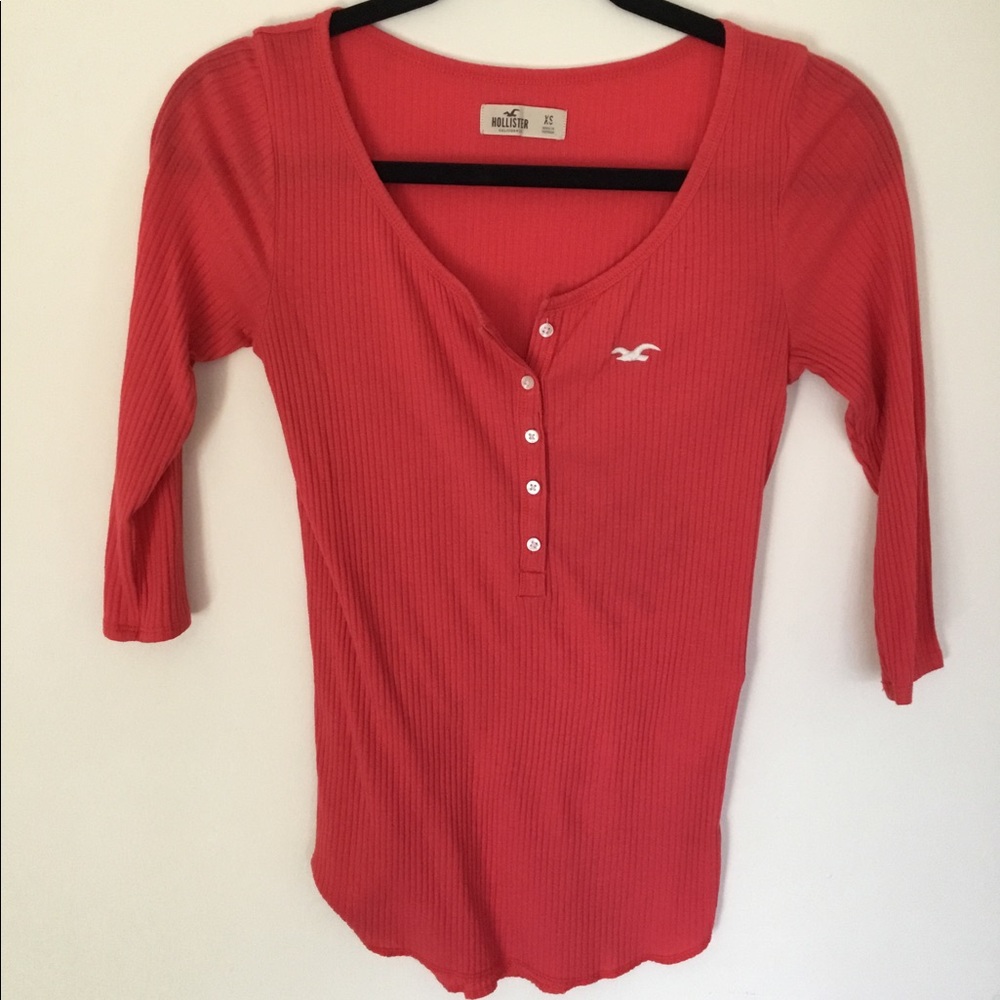 3/4 sleeves ribbed tee